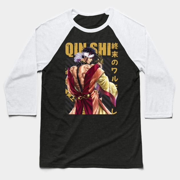 Shuumatsu no Valkyrie - Qin Shi Huang Baseball T-Shirt by Recup-Tout